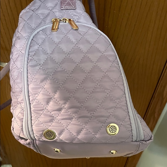 LOVEVOOK UEC Lavender Quilted Travel Bag Purple Duffel Overnight - Picture 6 of 11